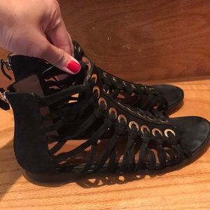 Givenchy Gladiator Zip up Sandal